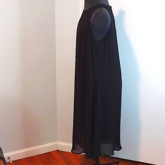 NWT Karen Kane Asymmetrical Overlay Shift Dress Size 0X - Picture 6 of 9